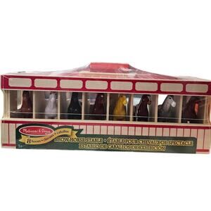 Melissa & Doug Take-Along Show-Horse Stable NWT